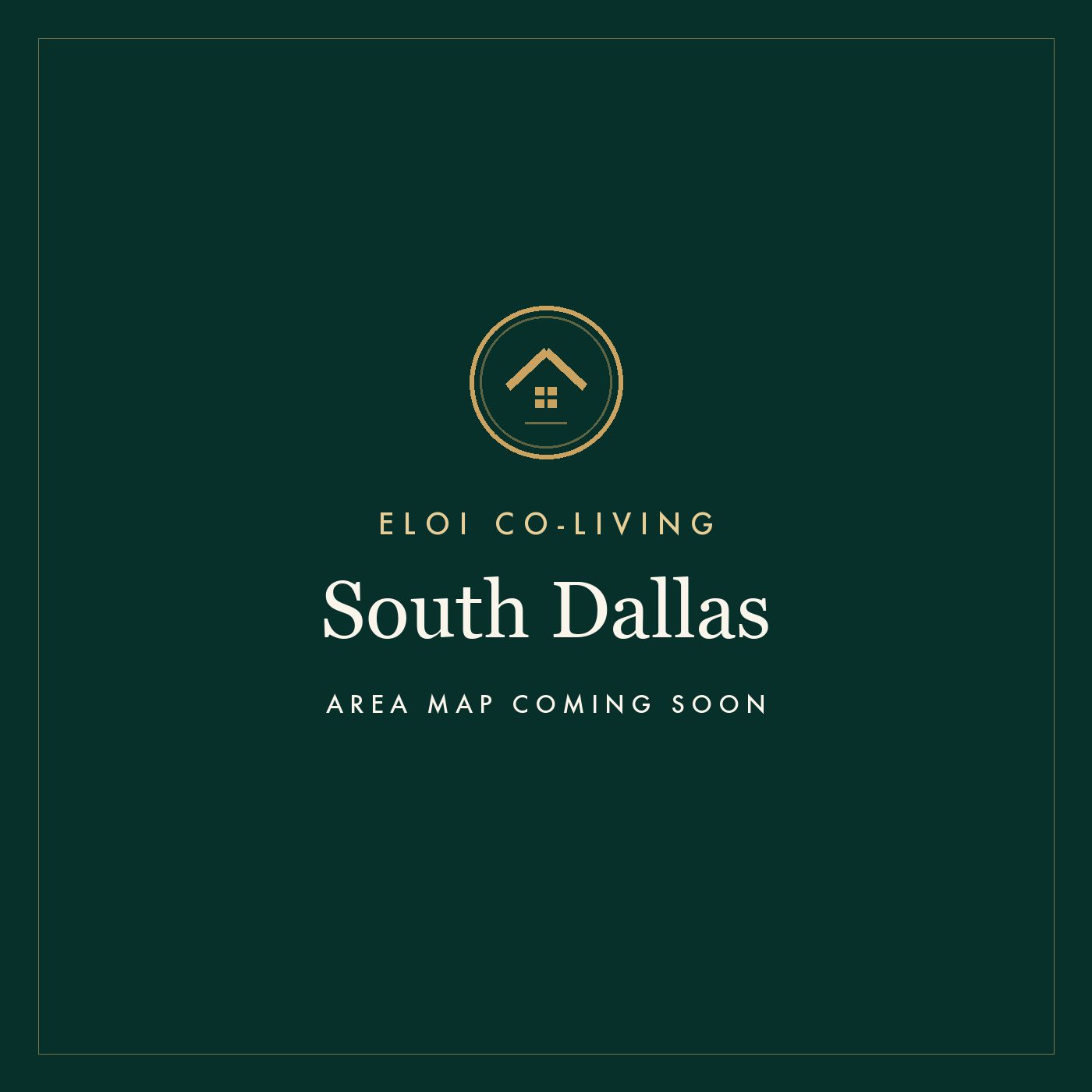 Map of the South Dallas area