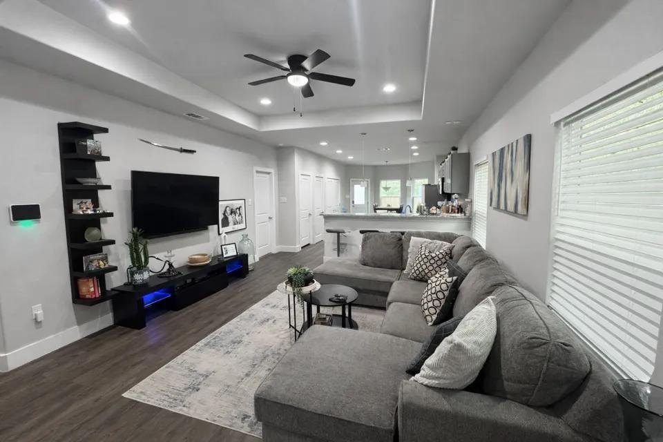 The shared living room
