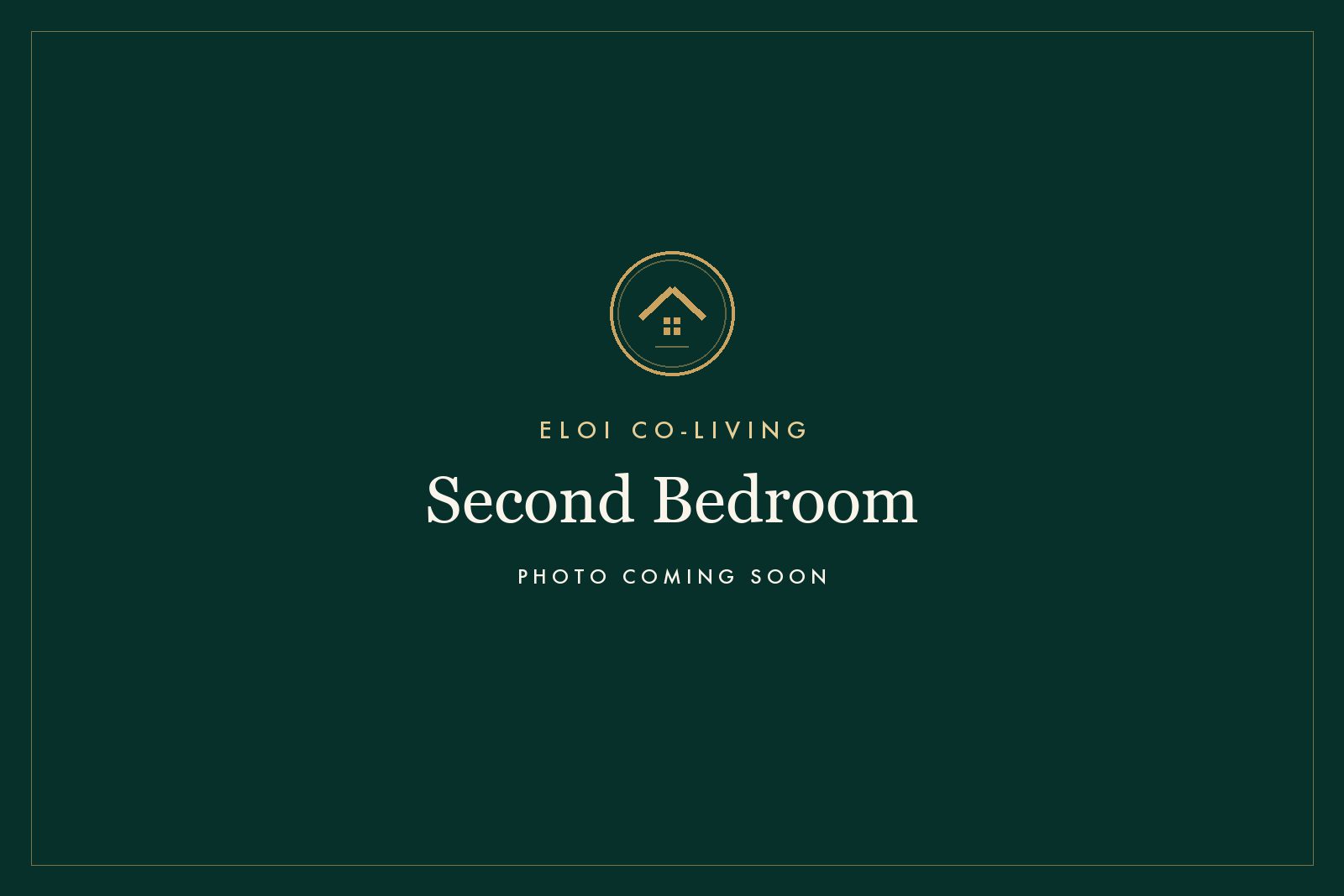 A second furnished bedroom