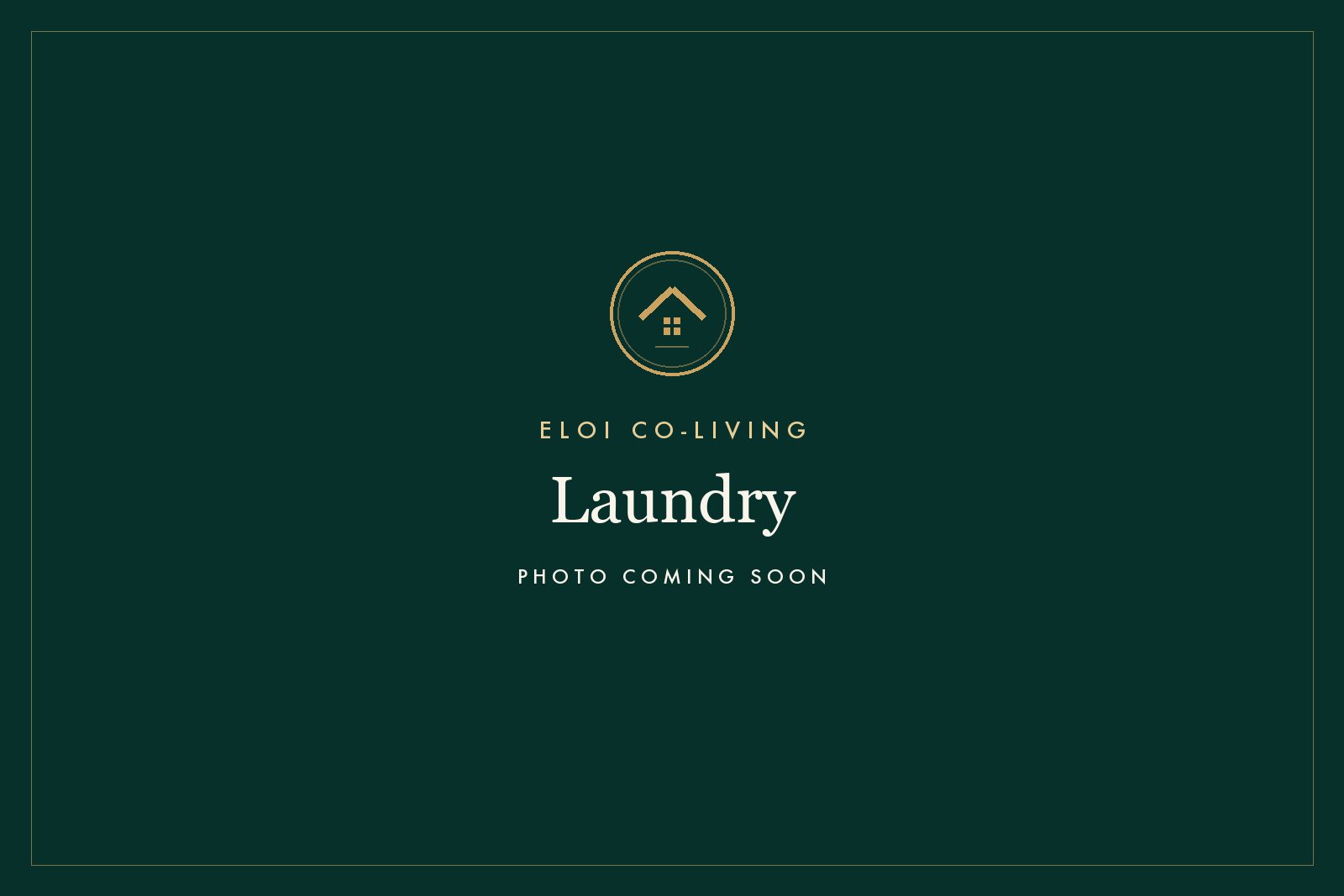 The laundry and utility area